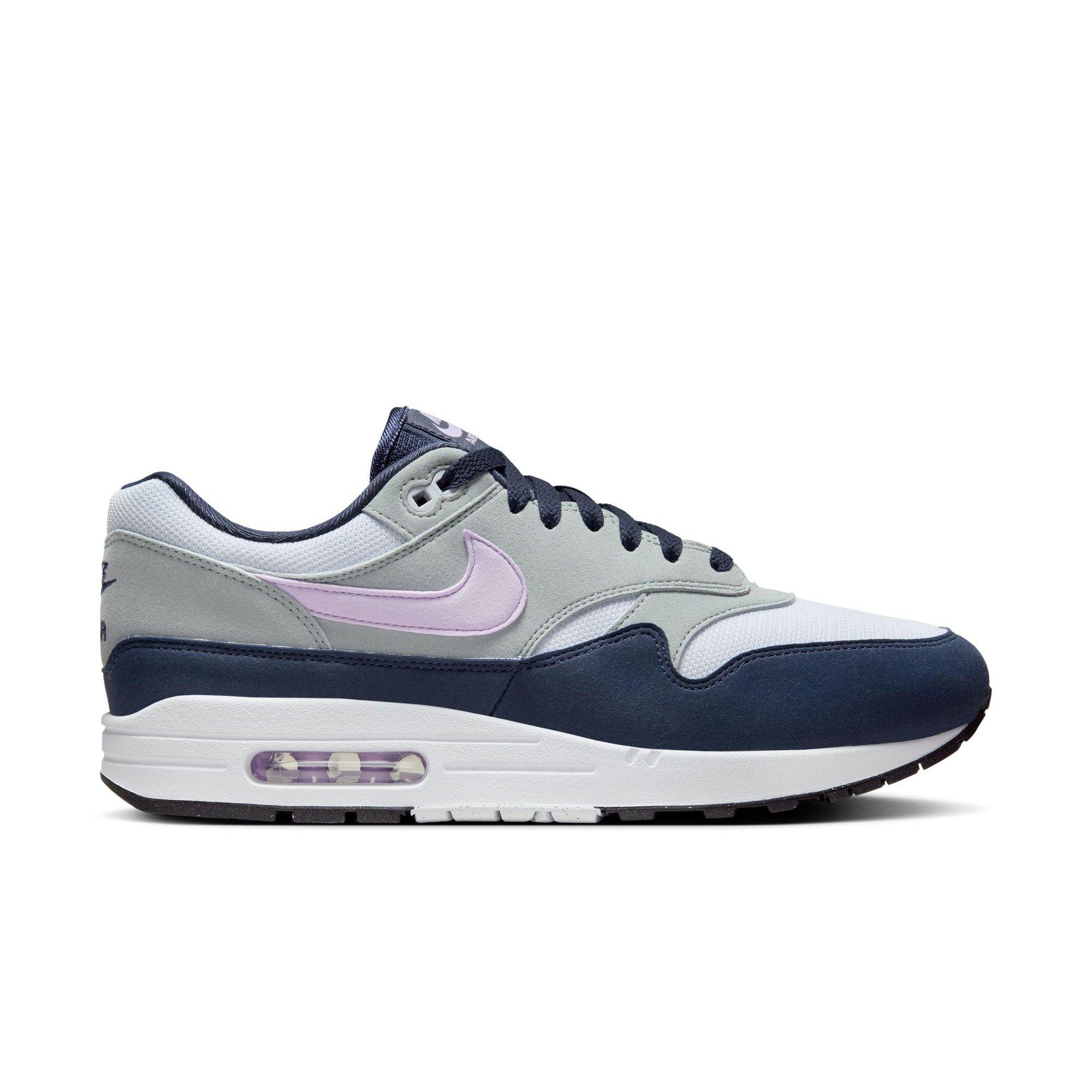 Nike Air Max 1 Football Grey Lilac Bloom Thunder Blue Men s Shoe Hibbett